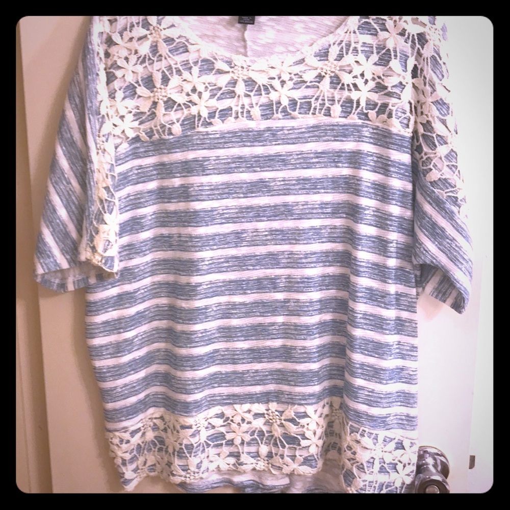 Style and co  casual lace top